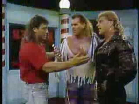 WWF The Rockers split up on the barber shop