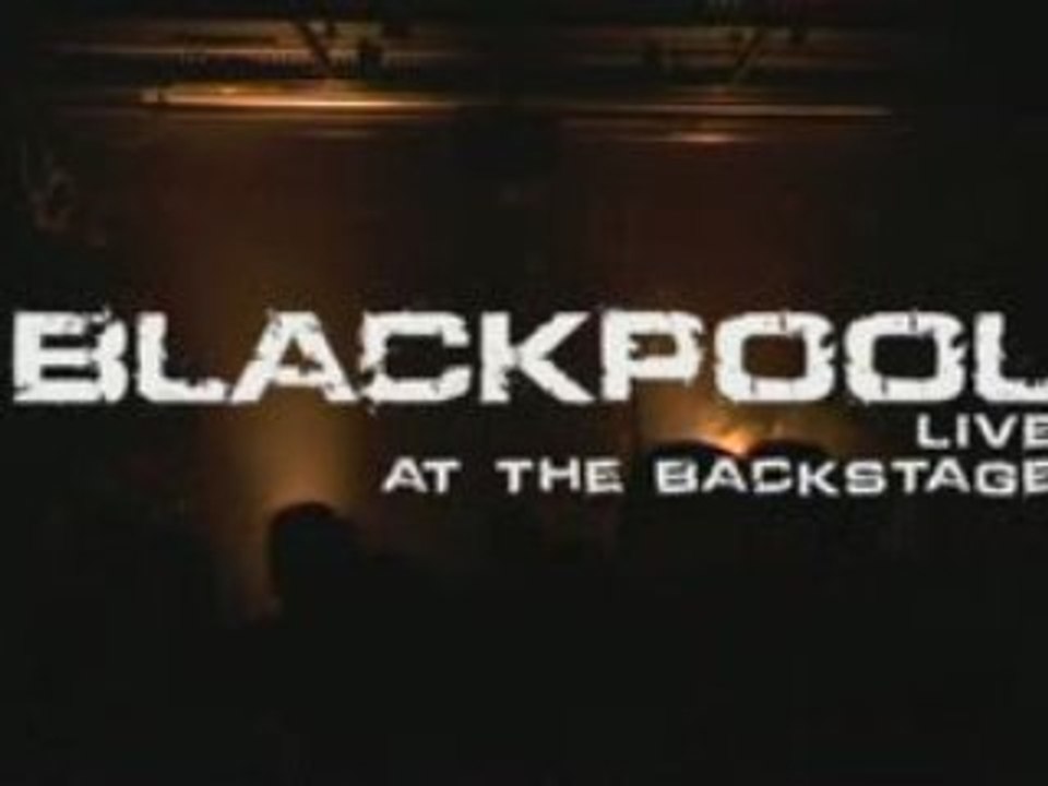 Intro Live Blackpool "Holes"