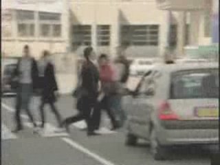 Funny Way to Sit in a Car!!