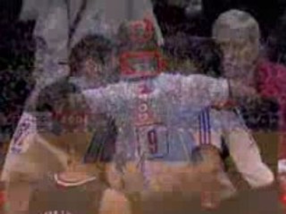 NBA Devin Harris gets control of the ball and hoist the ball