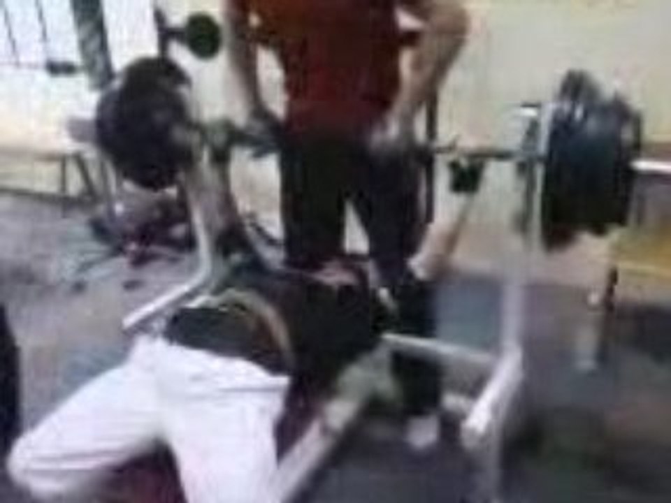 développé couché 2 rep a 170 kg