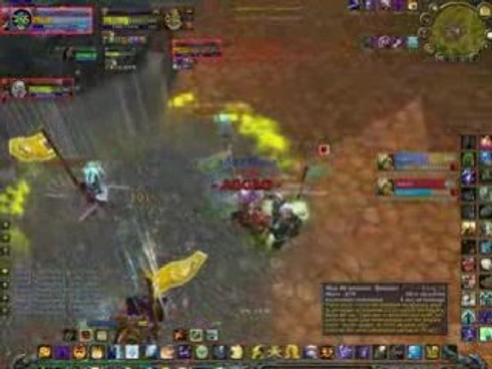 wow arène - prêtre druide vs chaman dk
