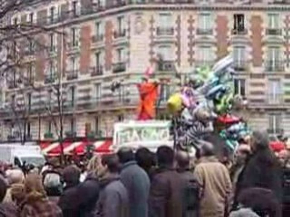 Défilé de carnaval à Ménilmontant le dimanche 22/02/2009