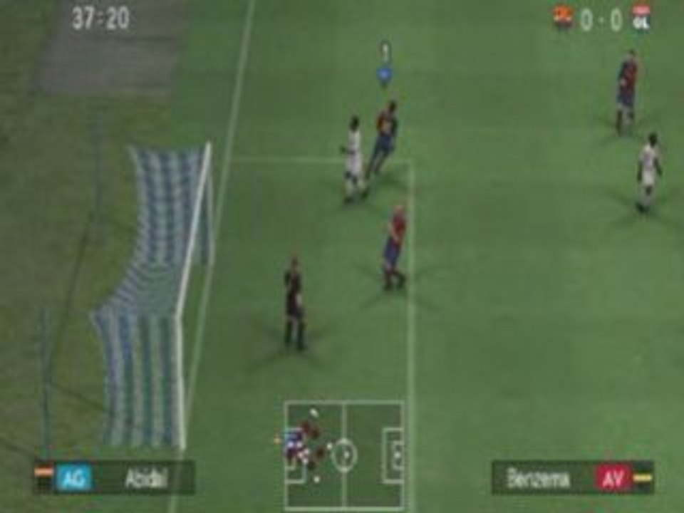 Vidéo test Pes 2009 PSP partie 1