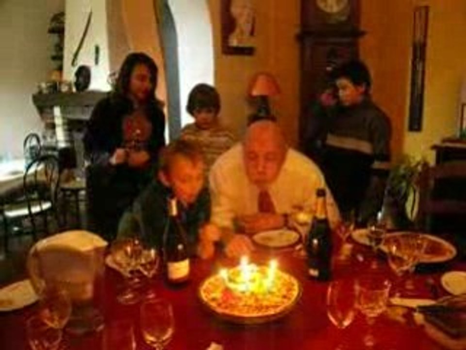 Gâteau d'anniversaire familial