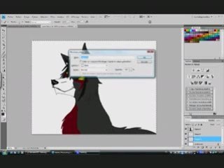 Me as a wolf - speed paint