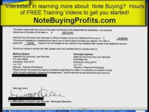 Buy and Sell Notes => BANK LEADS! => Note Buying Profits.com