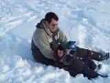 26 janv 09, La Clusaz, on joue dans la neige