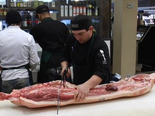 Butchering A Pig Part 2 HD