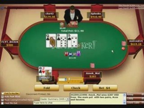 Poker Training Video #11 - $2/$4 NL Hold'em Cash Game
