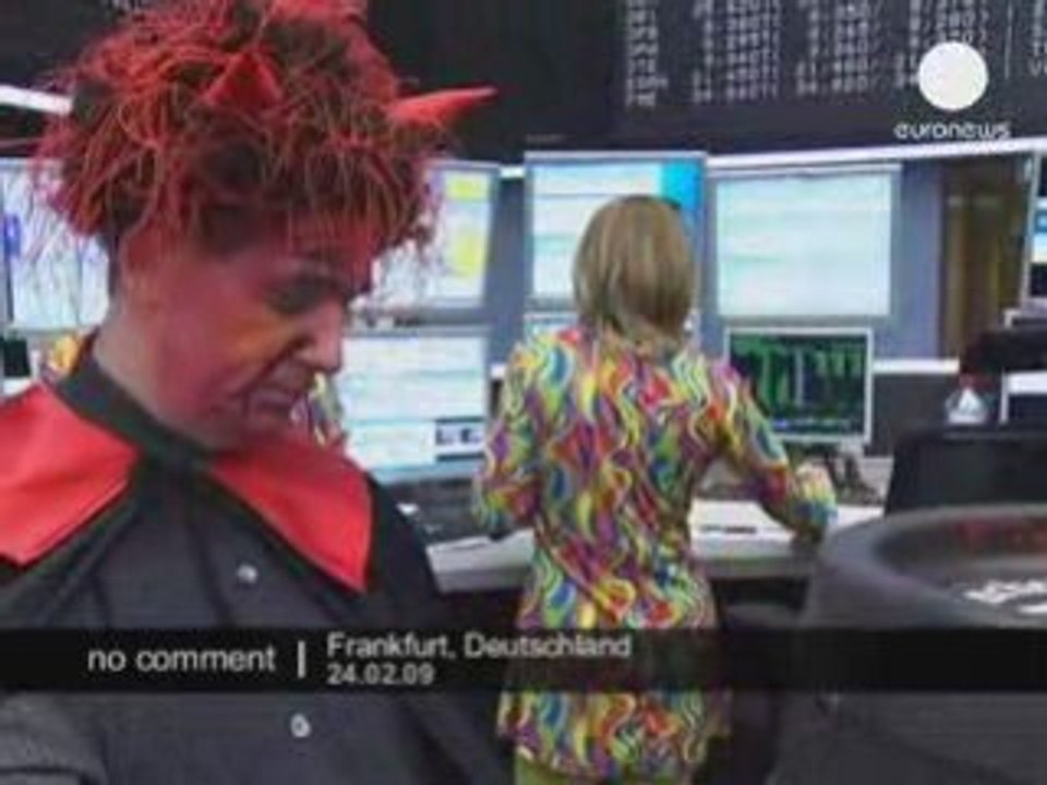 Mardi gras à la Bourse de Francfort