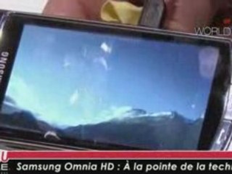 WORLDGSM : MWC de Barcelone, Samsung Omnia HD