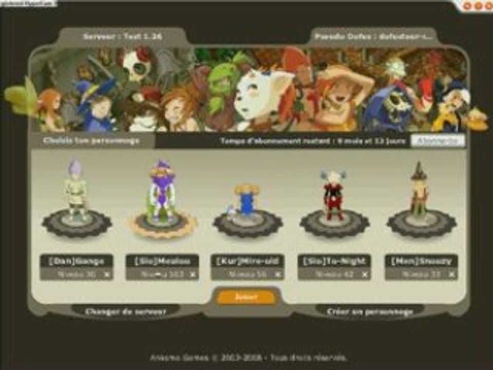 Persos dofus