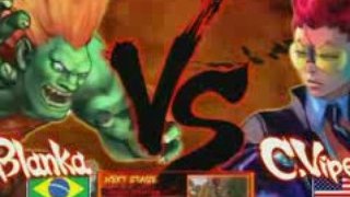 Street Fighter 4 : Blanka vs Viper