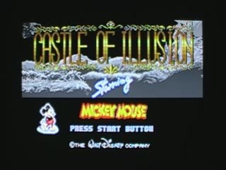 Videotest Castle of illusions (Megadrive)