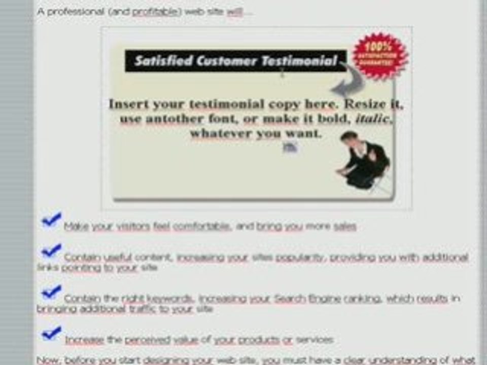 How to insert a testimonial box into your webpage