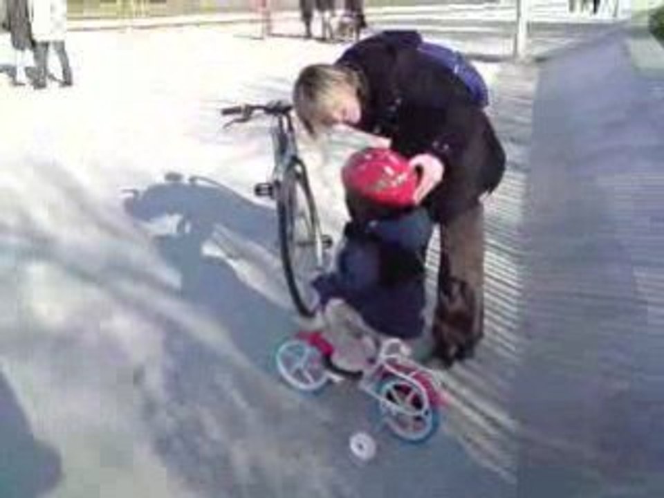 Cascade à vélo jess