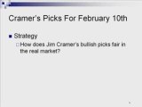Jim Cramer vs. the Stock Market Part 1