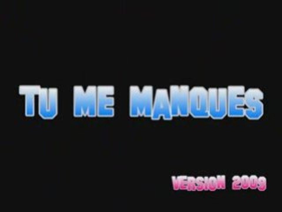 Keen'V - Tu me manques - Exclu 2009