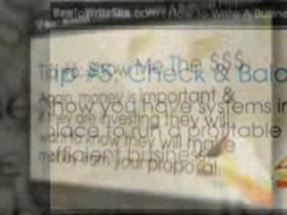 Quick Tips for How to Write a Business Proposal