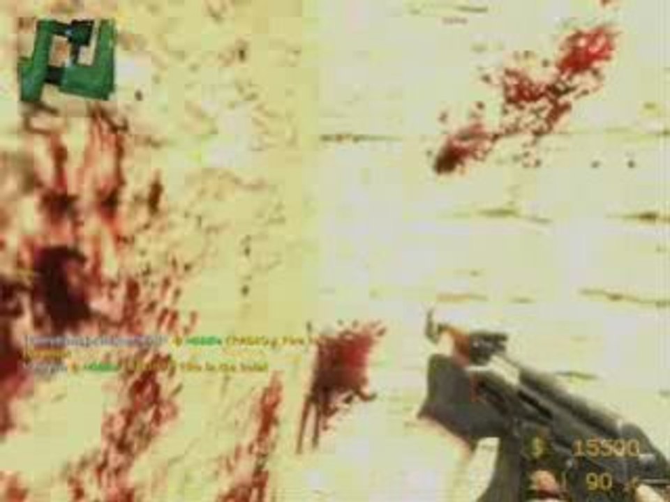 Counter Strike Source gameplay with the Counter-terrorists