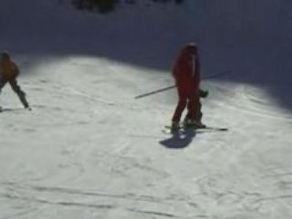 Robin en ski
