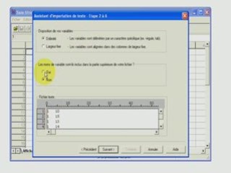importer un fichier externe vers spss