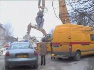 Hautmont: Démolition des tours Waudru et Madelgaire