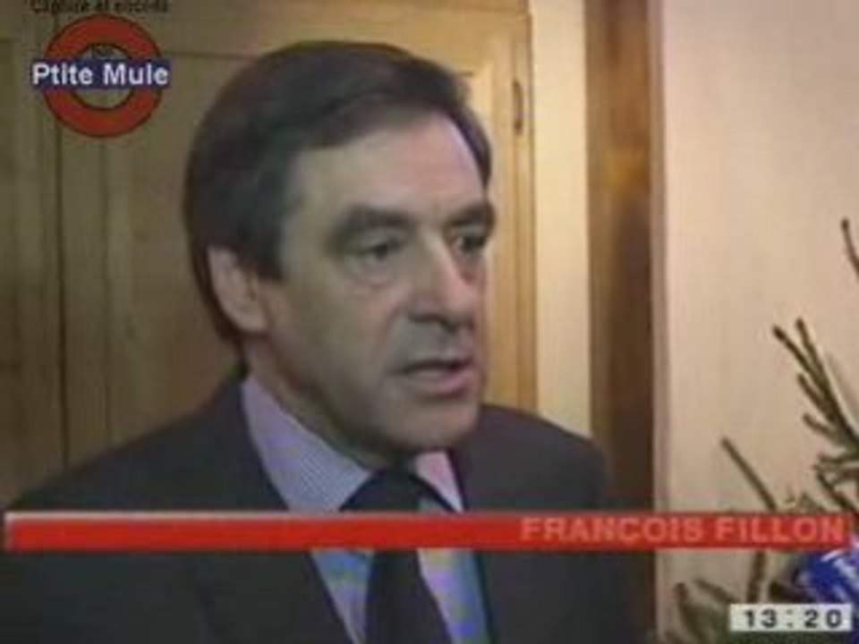 F. Fillon au salon
