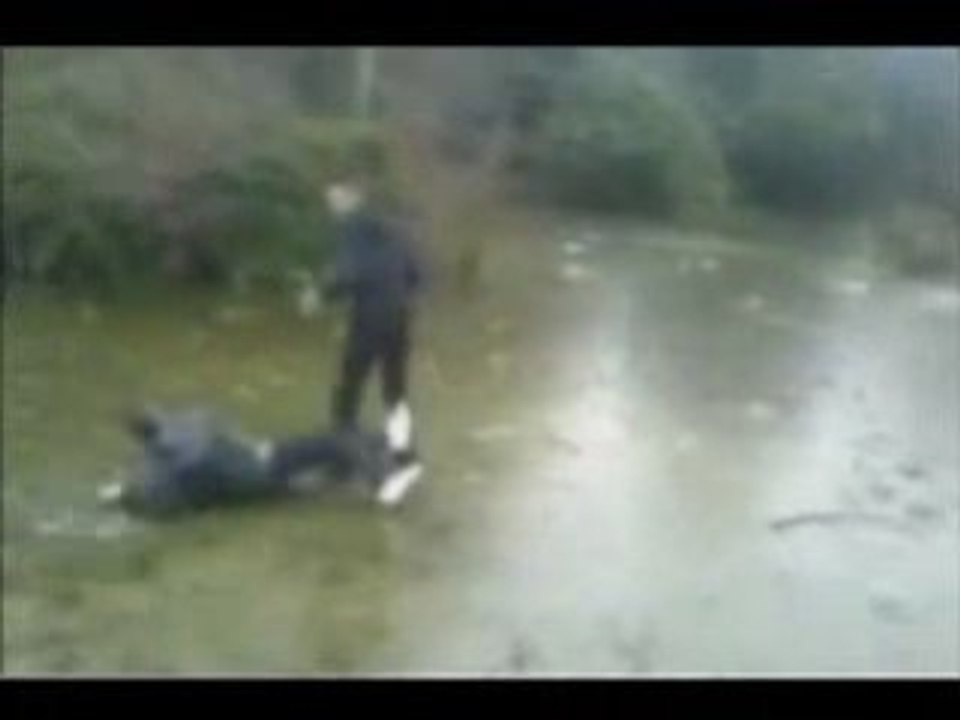 Mauvaise blague sur la glace