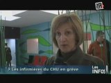 Grève des infirmières du CHU de Caen