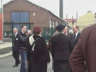 Eric Woerth, ministre du budget, au Creusot le 26/02/2009