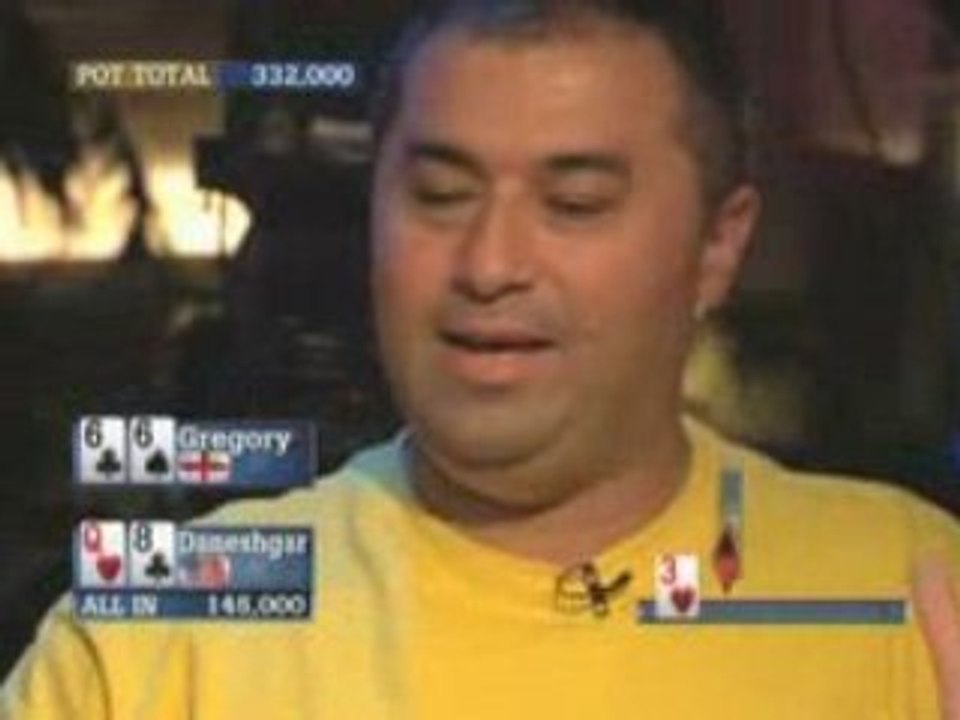 Poker EPT 3 Barcelone Gregory vs Daneshgar