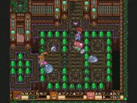 Secret of Mana , 47 ) Le fort Mana et deux boss