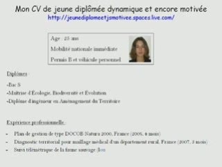 Jeune diplômée dynamique et encore motivée