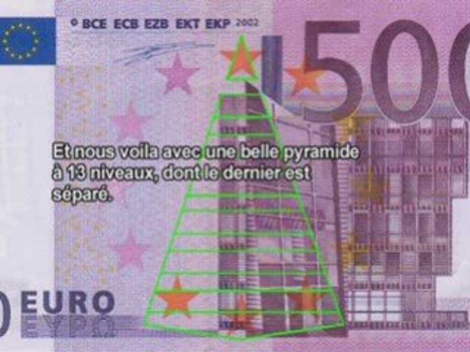 Billet de 500 euro pyramide !