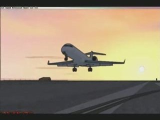 FSX CRJ700 vol aquarelle
