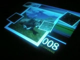 second light : microsoft surface new multitouch screen