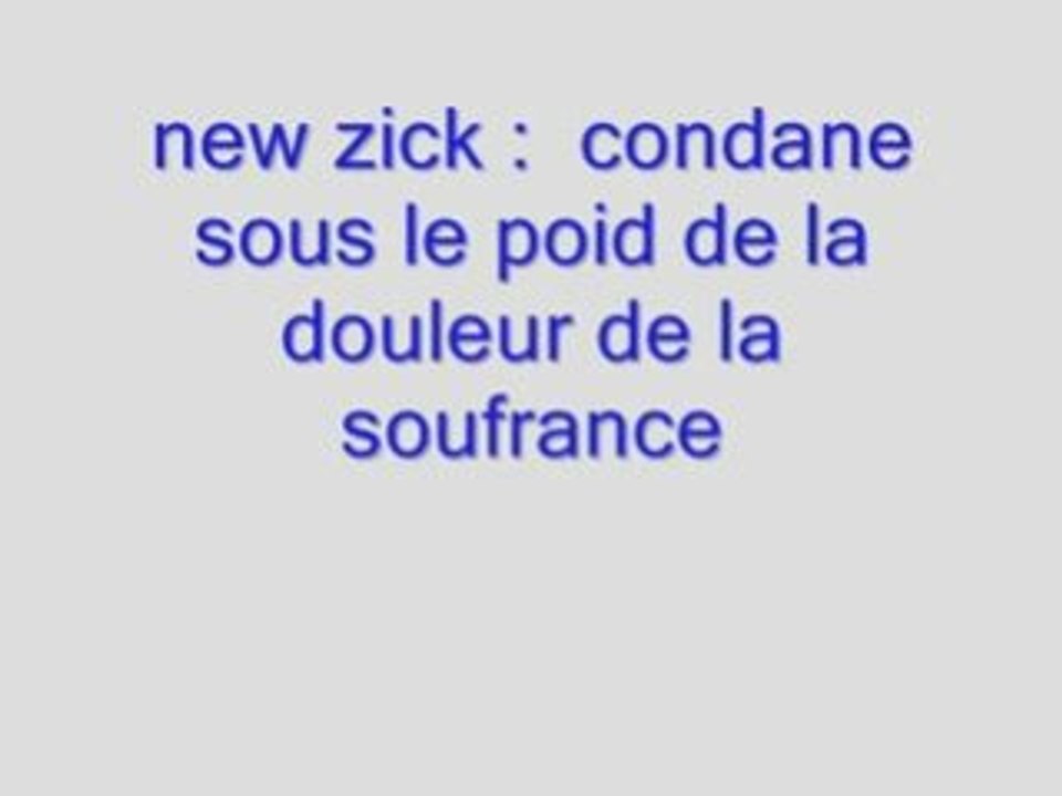 Condane sous le poid de la soufrence de la douleur