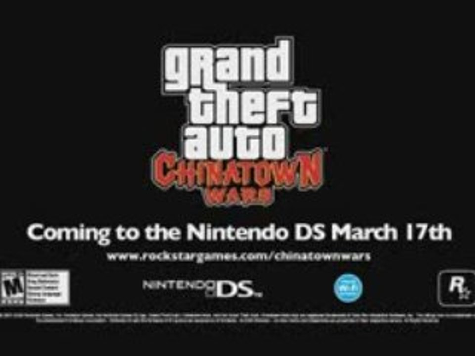 Premier trailer oficiel GTA Chinatown Wars Rockstar Games HD