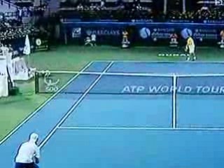 Safin-Gasquet Volée magique de Marat à dubaï!