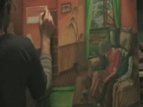 oil painting time lapse(staticvision)by Damien Rowe