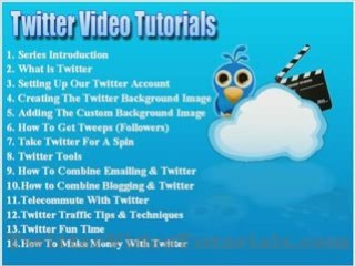 Twitter Video Tutorials