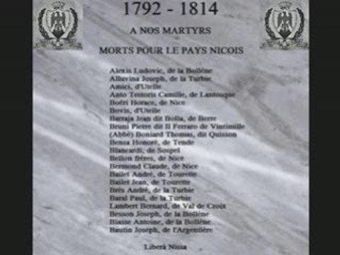 Mémorial du Pays de Nice ( 1792-1814)