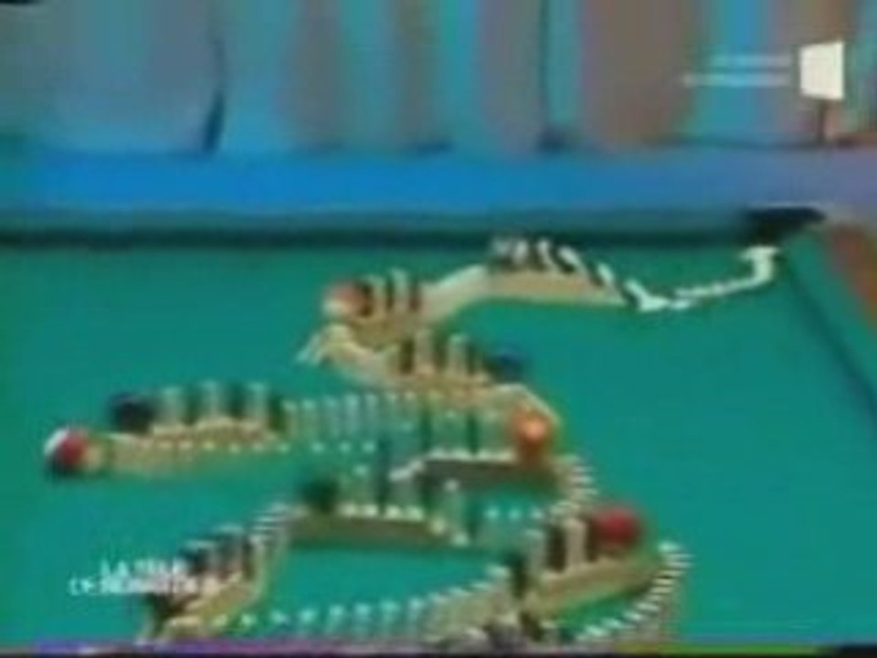 Billard et domino égal une video incroyable !