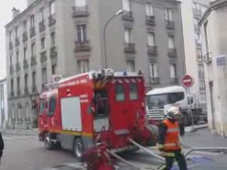 Feu d'appartement à Aubervilliers