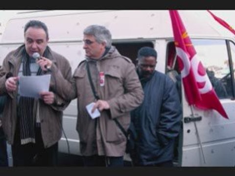 métalurgie cgt du rhône le 27-2-09 manif devant le medef