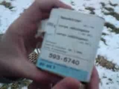 Fumigène militaire de l'armée suisse