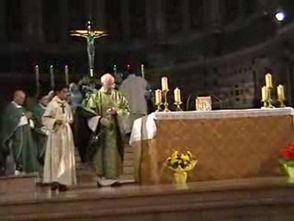 Sunday Mass at St Therese Basilica in Lisieux