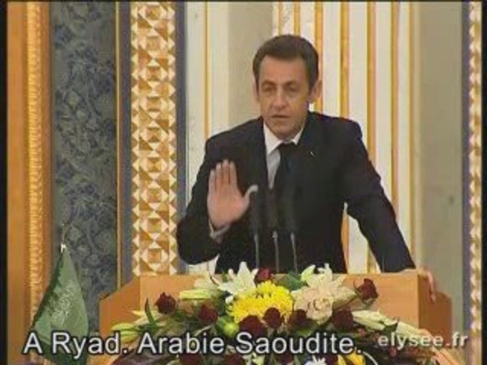Sarkozy,  Métissage pour la France, pas pour l'Arabie